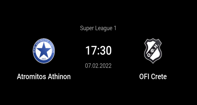 Atromitos - OFI Crete Maçı İzle, Atromitos - OFI Crete Maçı Canlı İzle
