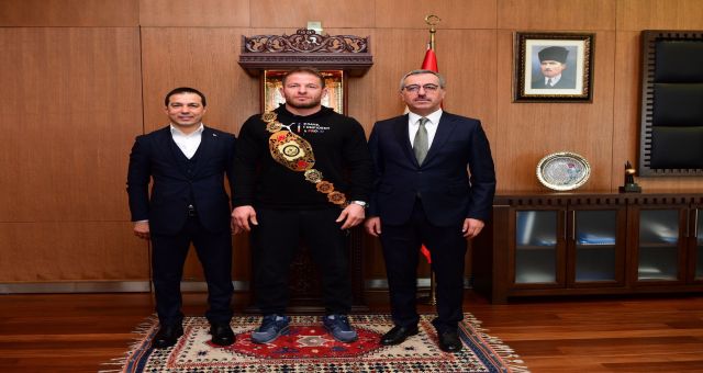 Başkan Güngör, Eroğlu ve Balaban’ı Ağırladı