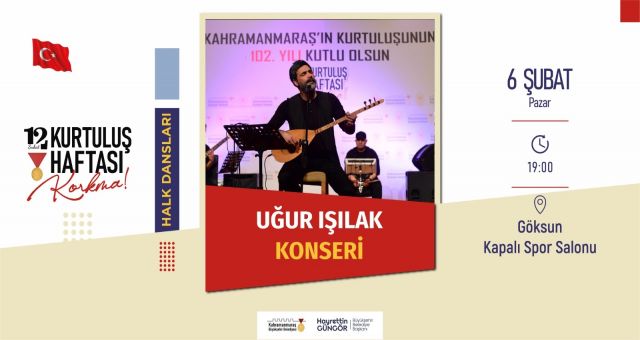 Göksun’da Halk Oyunları Gösterileri ve Işılak Konseri