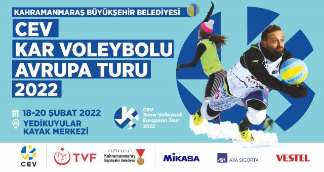 Kar Voleybolu Avrupa Turu Yedikuyular’da
