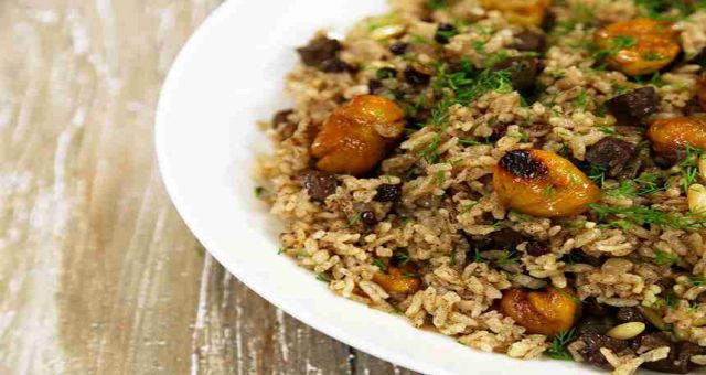 Kestaneli Bulgur Pilavı Hazırlanışı