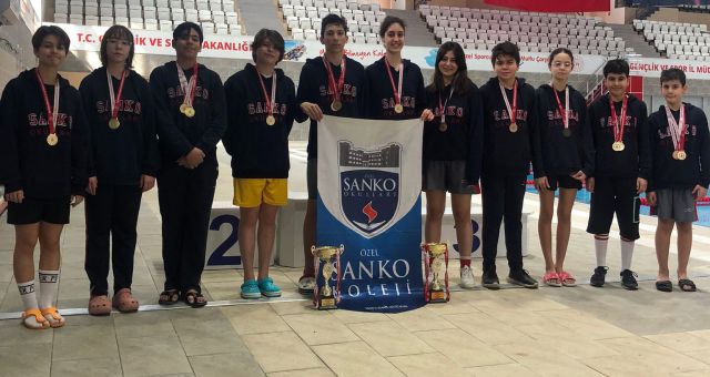 Sanko Okulları İki Birincilik ve 57 Madalya Kazandı