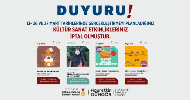 4 Program İleri Tarihe Ertelendi