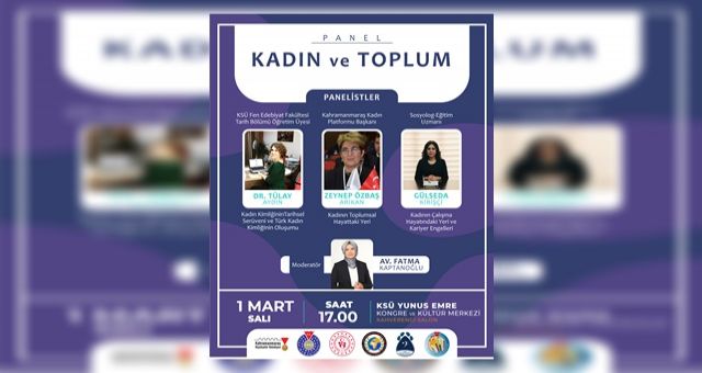 Büyükşehir’den ‘Kadın ve Toplum’ Paneli