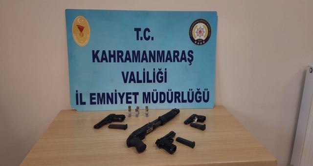Kahramanmaraş'ta 24 Adet Silah Ele Geçirildi