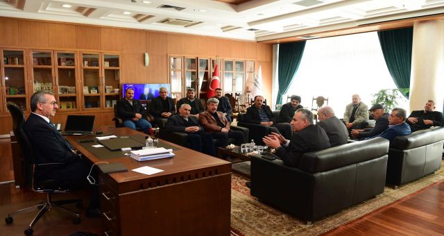 Muhtarlardan Başkan Güngör’e Ziyaret