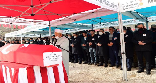 Şehit Saz’ın Naaşı Toprağa Verildi