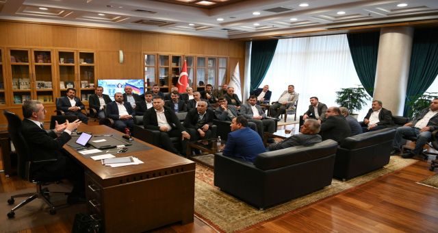Başkan Güngör Muhtarları Makamında Ağırladı