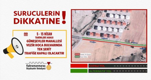 Büyükşehir Sürücüleri Uyarıyor