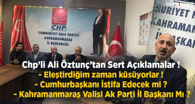 Öztunç - İl Başkanlığından Bombaladı!