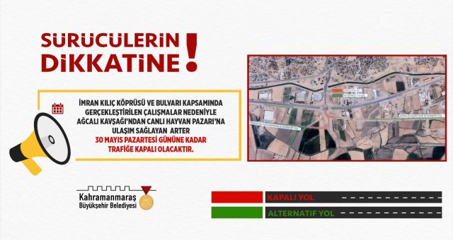 Büyükşehir Sürücüleri Uyarıyor