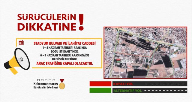 Büyükşehir Sürücüleri Uyarıyor