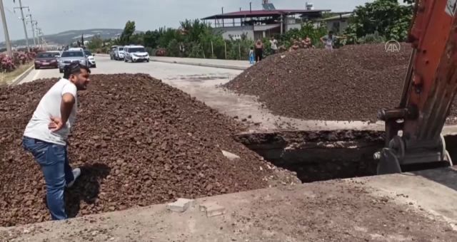 Göçük altında kalan işçi kurtarıldı