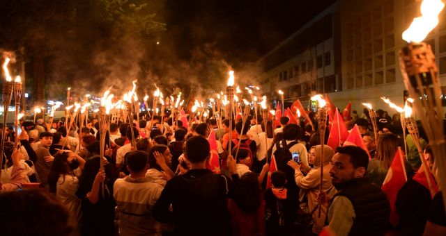 Kahramanmaraş'ta 19 Mayıs Fener Alayı