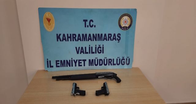 Kahramanmaraş'ta 23 Şüpheli Şahıstan, 23 Adet Silah Ele Geçirdi