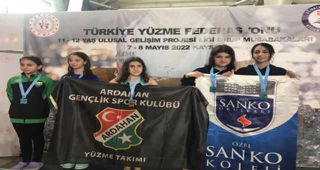 Sanko Okulları'nın Yüzme Başarısı