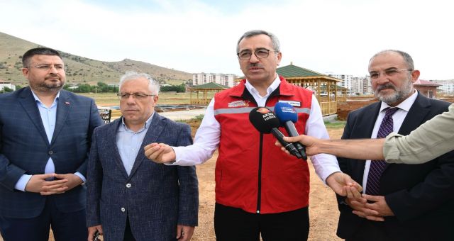 Başkan Güngör: “Afşin Millet Bahçesi’ni Tamamlıyoruz”