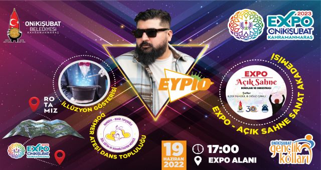 Eypio’nun sahne alacağı Onikişubat Belediyesi Gençlik Festivali’nin yeni günü belli oldu