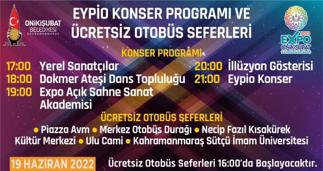 Gençleri festivale Onikişubat Belediyesi taşıyacak