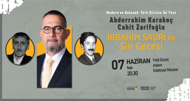 İbrahim Sadri ile Şiir Gecesi Etkinliği