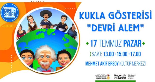 Kukla Gösterisi Minik İzleyicilerini Bekliyor