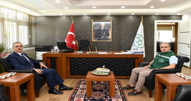 Başkan Güngör’den Çelik Ve Biçer’e Ziyaret