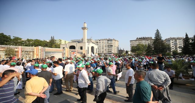 Kahramanmaraş’ta Belediye İşçileri Eylem Yaptı