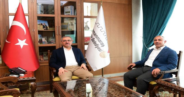 Türkoğlu Kaymakamı Hersanlıoğlu’ndan Başkan Güngör’e Veda Ziyareti