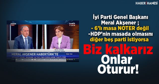 İyi Parti Lideri Akşener'den İttifak ve Cumhurbaşkanlığı Aday Açıklaması