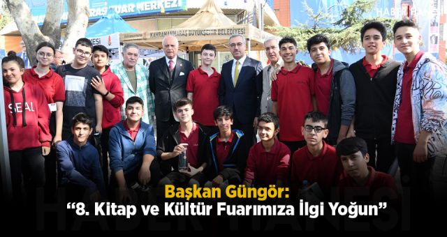 Başkan Güngör: “8. Kitap ve Kültür Fuarımıza İlgi Yoğun”