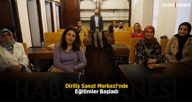 Diriliş Sanat Merkezi’nde Eğitimler Başladı