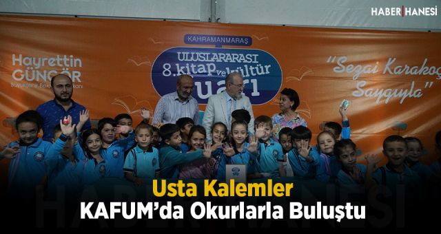 Usta Kalemler KAFUM’da Okurlarla Buluştu