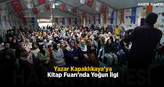 Yazar Kapaklıkaya’ya Kitap Fuarı’nda Yoğun İlgi