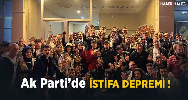 Ak Partide İstifa Depremi