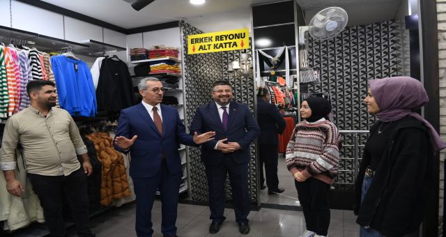 Başkan Güngör, Esnaf Ziyaretlerini Sürdürüyor