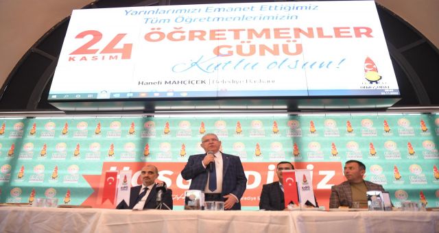 Başkan Mahçiçek; Öğretmenlerimiz geleceğimizin mimarıdır