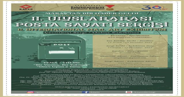 İkinci Uluslararası Çevrimiçi Posta Sanatı Sergisi Düzenlenecek