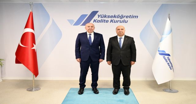 KSÜ Rektör'ü Yasım, YÖKAK Başkanı Prof. Dr. Muhsin Kar’ı Ziyaret Etti