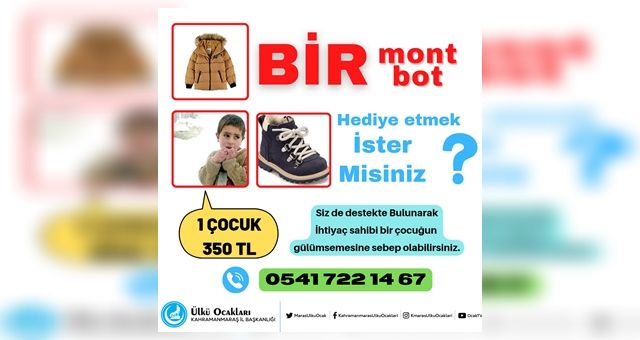 ‘Bir Bot, Bir Mont’ Kampanyası ile Yürekleri Isıttılar