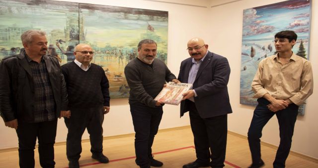 Sanko Sanat Galerisi'nde Görünüler Sergisi Açıldı
