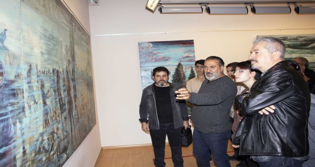 Sanko’da “Görünüler” Resim Sergisi Devam Ediyor