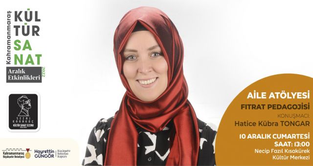 Yazar Tongar, Fıtrat Pedagojisini Anlatacak