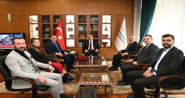 Başkan Güngör, Barolar Birliği Başkanı Sağkan’ı Ağırladı