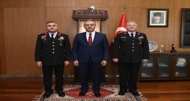 Başkan Güngör Jandarma Bölge Komutanını Ağırladı