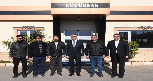 Başkan Güngör’den Küçüksan Metal’e Ziyaret