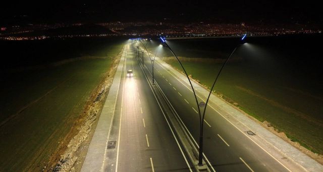 İmran Kılıç Bulvarı’nda Aydınlatma Testleri de Başladı