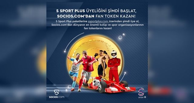 S Sport Plus’tan Yeni Kullanıcılara Socios Fan Token Müjdesi!