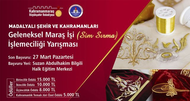 Büyükşehir’den Geleneksel Maraş İşi İşlemeciliği Yarışması
