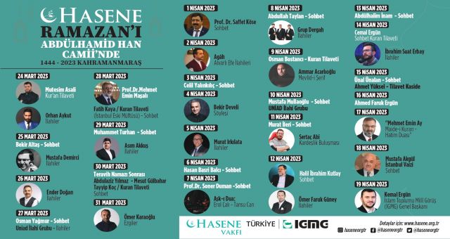 Hasene Ramazan' ı Abdülhamid Han Camii' nde