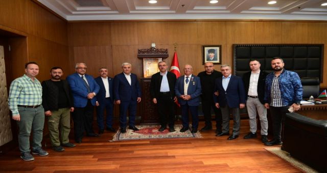 Azerbaycan Heyeti’nden Başkan Güngör’e Ziyaret